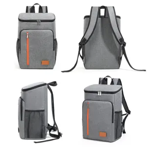 Waterproof insulated cooler backpack for outdoor camping, hiking, picnic, and daily lunch storage.