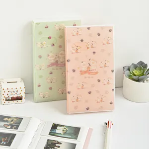 Cartoon Business Card Holder Photocard Collecting Book PP Cute Animal Design Card Organizer Portable Photo Album
