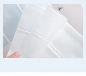 Transparent plastic photocard sleeve detail, 3-row 96-slot double-sided card binder page.