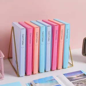 Solid color card binder large capacity business card holder ticket collection book storage album