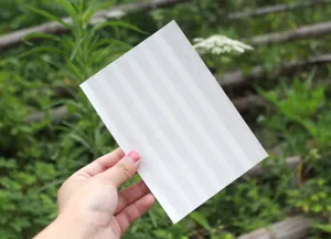 DIY photo corner stickers for scrapbooking, white geometric design album accessories.