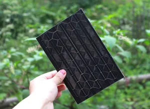 Black photo corner stickers for DIY scrapbooks, handmade albums, and picture fixing decor.