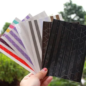 DIY photo corner stickers for handmade albums, multi-color sticky mounting corners for pictures.