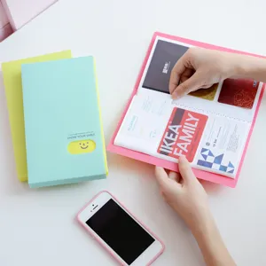 Large Capacity Business Name Card Holder Book PP Card Organizer For Office And School Daily Use Portable