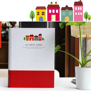 Fresh DIY photo album handmade paste memory book for graduation baby growth and student souvenirs.