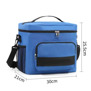 Oxford Cloth Lunch Bag Portable Thermal Insulation Bag Large Capacity Waterproof Picnic Ice Bag Storage Bag