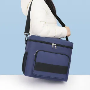 Portable insulated lunch bag with large capacity, thick oxford cloth and cooler design.