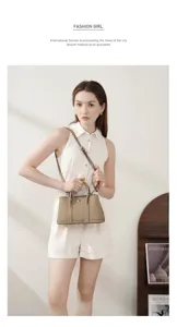 Detail view of genuine leather garden handbag featuring premium cowhide and chic design.