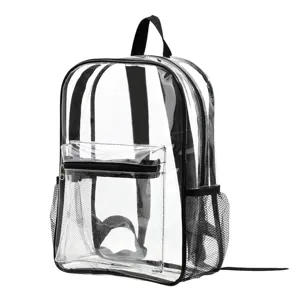 Transparante PVC Waterdichte Casual Rugzak Studenten Schooltas Outdoor Reizen Daypack