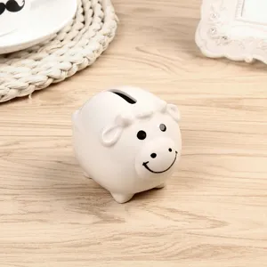 Creative Ceramic Piggy Bank Cute Animal Coin Bank Gift Box Packaging For Wedding Party Home Decor Children Savings Pot