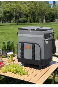 Sac isotherme a roulettes grande capacite sac de pique-nique exterieur pour camping