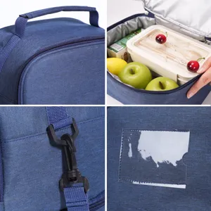 Grosse Kapazitat isolierte Lunchtasche tragbare Umhangetasche Kuhltasche fur Arbeit und Schule