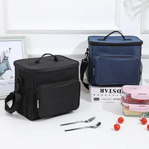 Portable Waterproof Insulated Lunch Bag Thermal Cooler Tote Bag For Outdoor Picnic Camping Daily Commuting