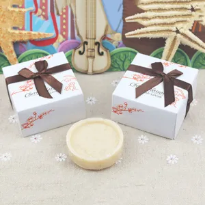 Wedding Favor Mini Soap Gift Box With Ribbon Bowknot Decorative Handmade Soap Party Souvenir Return Gift