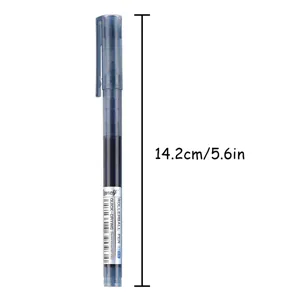 Penna Roller Asciugatura Rapida 0.5mm Penna Gel Scrittura Scorrevole Ufficio Scuola