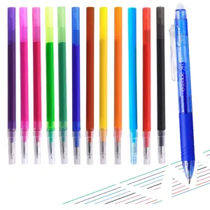 Erasable Gel Pen Refills Bullet Tip Thermal Erasable Ink Refills For Clothing Marking Writing Office School Supplies