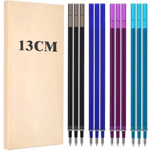 Ricambi per Penna Cancellabili Colorati Punta a Proiettile Inchiostro Termocancellabile Ricambi di Sostituzione per Scrittura Scolastica e Ufficio