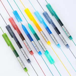 Penne roller gel a inchiostro liquido colorate 0.5mm ad asciugatura rapida per appunti.