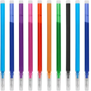 Erasable Gel Pen Refills 0.7mm Multi Color Refillable Rollerball Pens Smooth Writing Stationery Supplies
