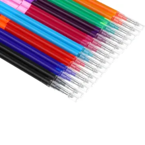Set di ricariche per penna gel cancellabile colorata, inchiostro 0,7 mm per ufficio e scuola.