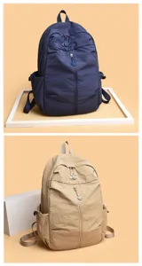 Lightweight casual backpack for students, suitable for daily school and outdoor travel use.