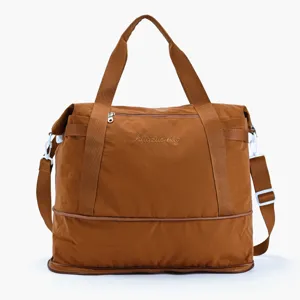 Lightweight travel duffel bag for men and women, convenient dry wet separation gym sports bag.