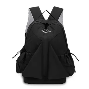 Casual Versatile Pleated Nylon Canvas Backpack Japanese Korean Drawstring Rucksack Harajuku Large Capacity Student School Bag