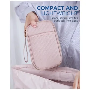 Tragbare Elektronik-Tasche, gesteppte Reise-Kabeltasche für digitale Zubehöre und Geräte.