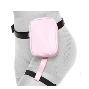 Sac De Cuisse Rose Femme Ceinture De Taille Étui Jambe Cuir PU Streetwear Détail