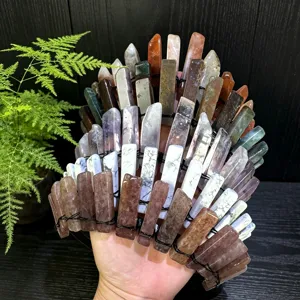 Handmade Natural Raw Crystal Crown Headband Vintage Gothic Stone Hairband For Women Festival Party Photography Hair Accessories