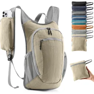 Sac à dos pliable léger pour la randonnée en plein air, les voyages et le sport.