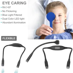 Portable LED Neck Reading Light Rechargeable Flexible Book Light for Night Reading.