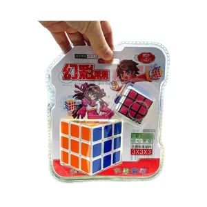 Classic 3x3 speed cube intelligence toy with blister packaging, smooth twist and durable design.