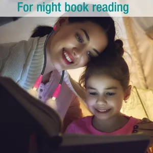 LED nek leeslamp voor handenvrij lezen in de nacht en comfortabele draagbare verlichting.