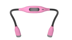 Draagbare flexibele LED nek leeslamp voor buiten hardlopen in de nacht en lezen.