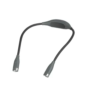 Lampada da lettura a LED da collo portatile, luce da libro ricaricabile mani libere per studio.