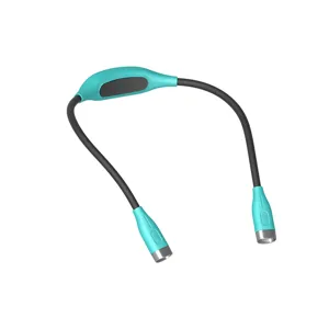 LED Nackenleselampe USB wiederaufladbar tragbare Buchleuchte zum Lesen und Laufen Outdoor