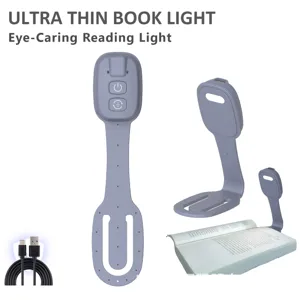 Tragbares LED Leselicht Wiederaufladbare Klemme Buch Licht Augenschonende Schreibtischlampe USB Angetrieben Leselampe Für Schlafzimmer