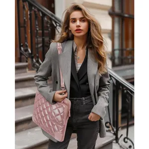 Funda para portátil acolchada rosa bolsa impermeable para ordenador con correa