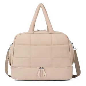 Sac de Voyage Duffel en Nylon Imperméable et Durable Avec Plusieurs Compartiments de Rangement pour les Trajets Quotidiens le Fitness et les Voyages