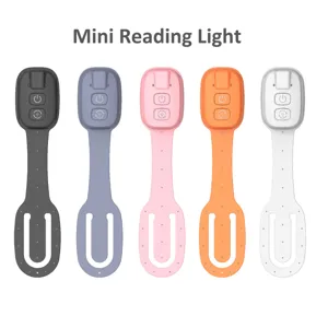 Mini leeslamp draagbare LED clip-on boekenlamp voor nachtelijk lezen en studie in 5 kleuren