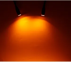 LED neck reading light dual head warm light detail view for student night reading