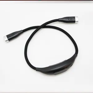 Portable LED Neck Reading Light USB Rechargeable Book Light Flexible Dual Head Eye Protection Night Running Lamp
