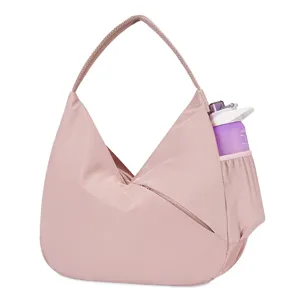 Damen Fitness Gym Tasche Wasserdichte Nylon Sportgepäck Tragetasche Mit Yogamattenhalter Und Schuhfach Reisehandtasche