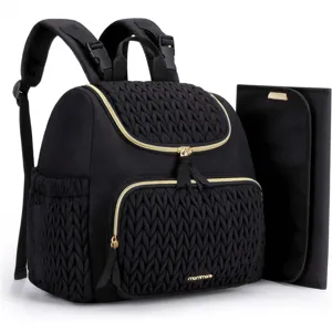 Sac à Dos à Langer Minimaliste Mode Étanche Polyester Voyage Bébé Sac