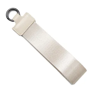 Nylon wrist strap replacement strap for wallet purse handbag keychain detail view.