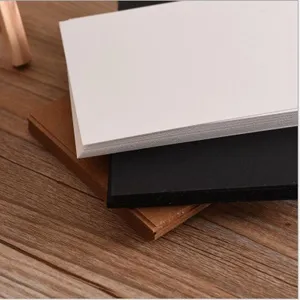 DIY Blank Postcard Cardstock Double Sided Blank White Black Kraft Paper Cards for Hand Painting Art