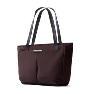 Borsa tote donna grande capacità per laptop impermeabile casual marrone scuro