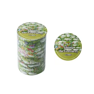 Stone path flowers washi tape for hand ledger journal notebook DIY decoration supplies