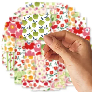 Cute washi tape and sticker set with refreshing fruit and floral patterns for diy crafting.